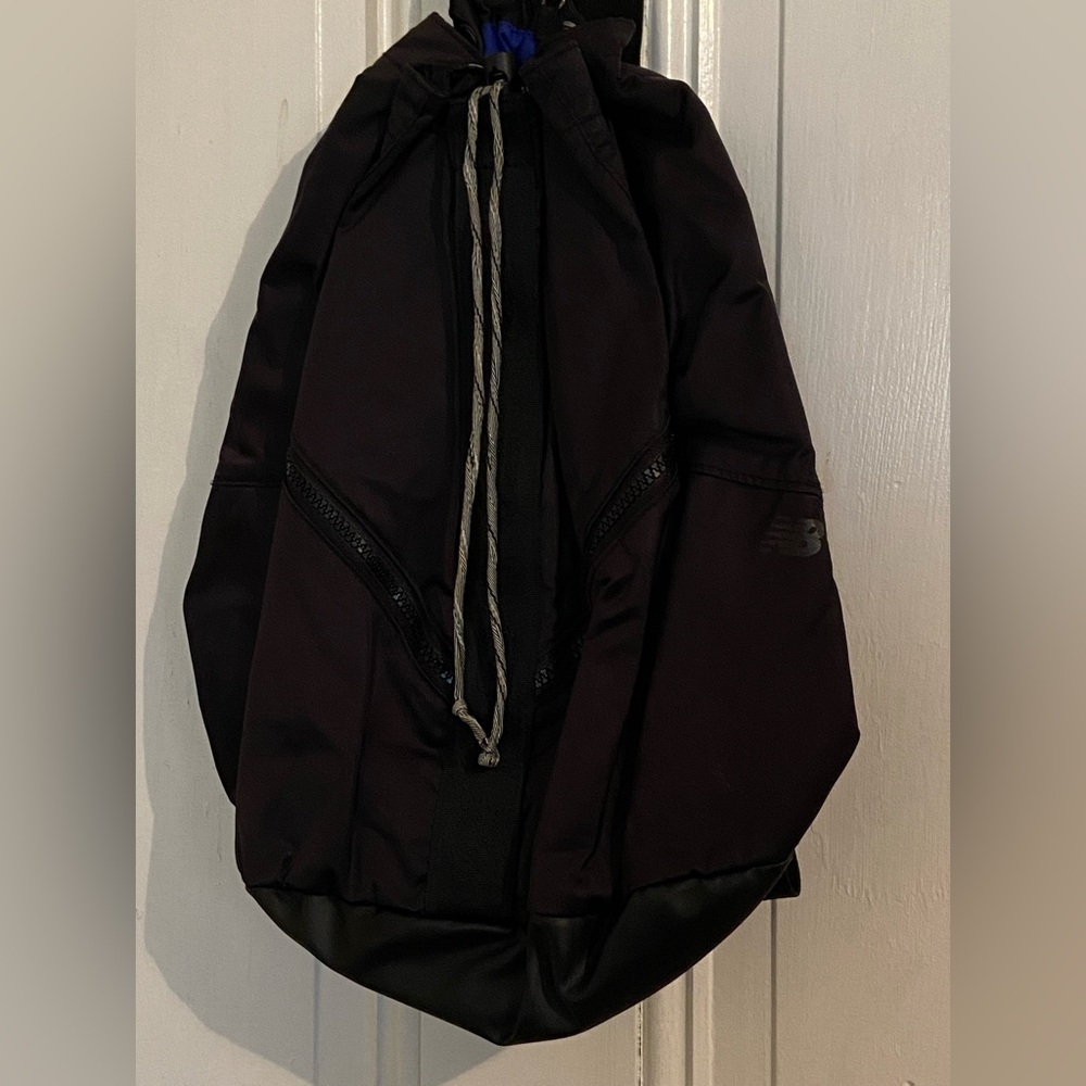 New Balance Black Drawstring Backpack - image 1